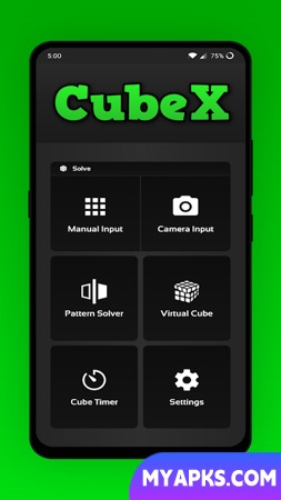 CubeX - Solver, Timer, 3D Cube