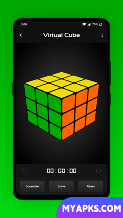 CubeX - Solver, Timer, 3D Cube