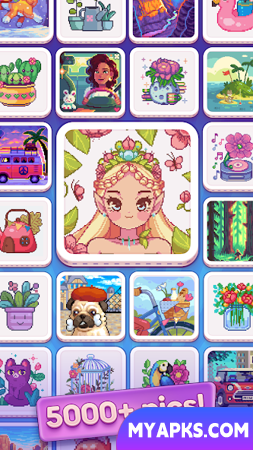 Pixelwoods – Color by number 