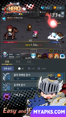 Merge Hero Raising