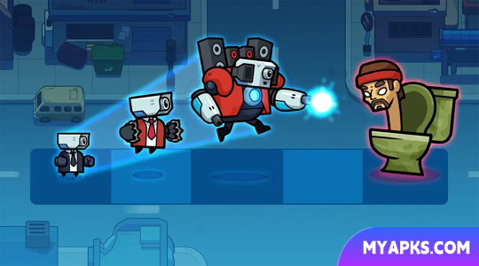 Toilet Fight Police vs Zombie