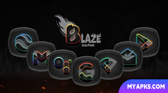 Blaze Dark Icon Pack