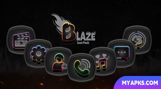 Blaze Dark Icon Pack