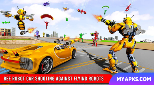 Bee Robot Car Game