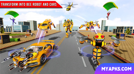 Bee Robot Car Game