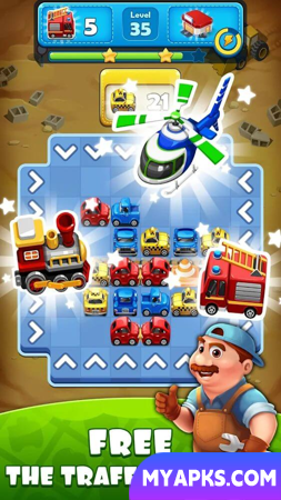 Traffic Jam Cars Puzzle