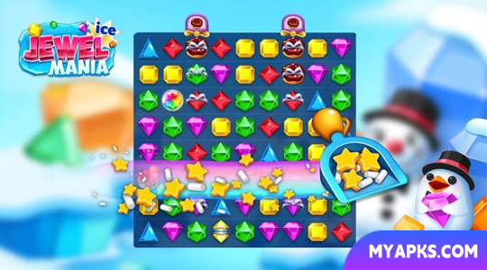 Jewel Ice Mania: Match 3 Puzzle