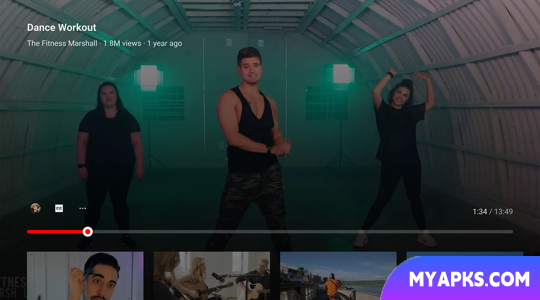YouTube for Android TV