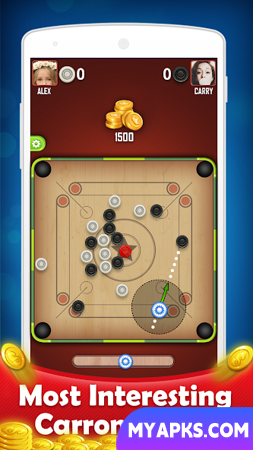Carrom Board Disc Pool Game 
