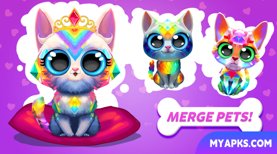 Merge Cute Animals: Pets Games 