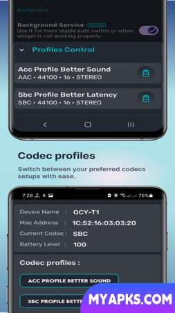 Bluetooth Codec Changer