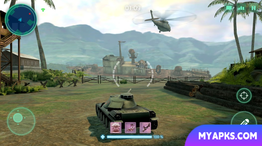 Máquinas de Guerra: Jogo de Batalha de Tanques 