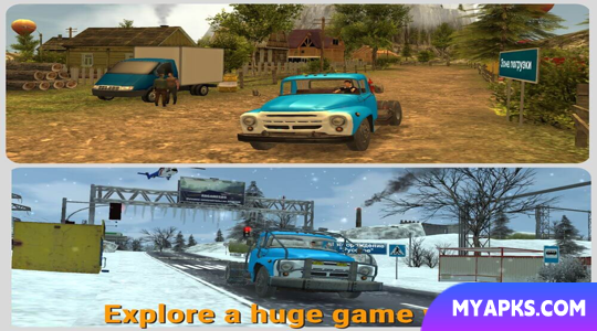 Russian Car Driver ZIL 130