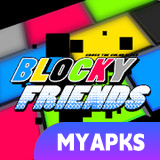 Blocky Friends: Dice Battle Ground
