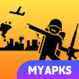 Stickman of Wars: atirador de RPG