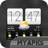 Sense V2 Flip Clock & Weather