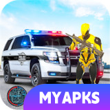Police Car Robot Transform: Real Robot Car Game