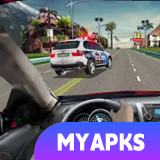 Traffic Racing in Car