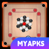 Carrom pool-disc board game