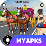 Horse Cart Taxi Transport Game