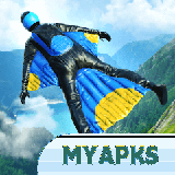 Base Jump Wing Suit Flying