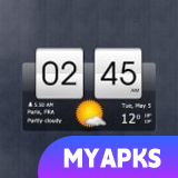 Sense Flip Clock & Weather
