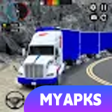 American Truck Driving Trailer